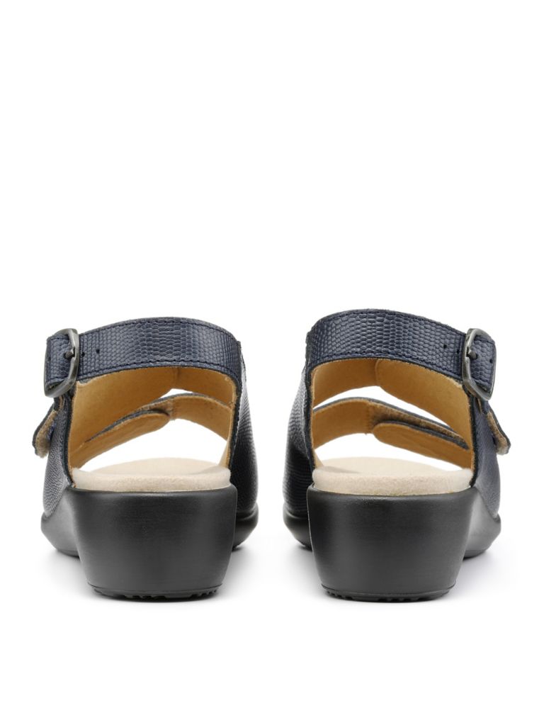 Easy II Wide Fit Leather Wedge Sandals 4 of 4