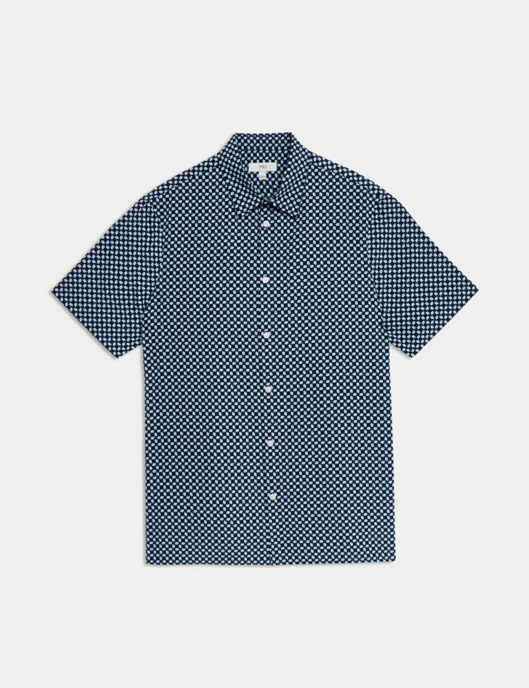 Easy Iron Geometric Print Shirt 2 of 5