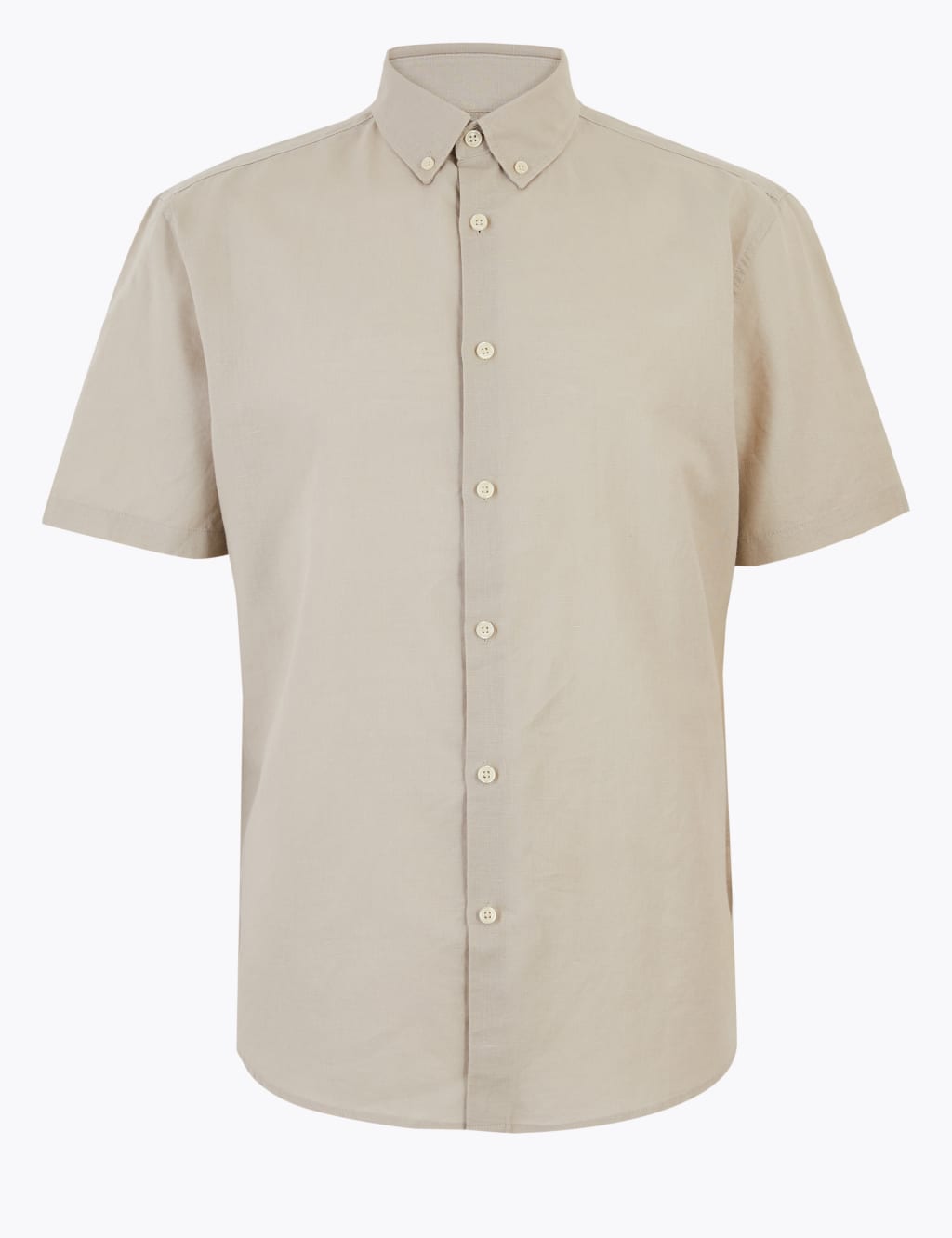 Easy Iron Linen Shirt M&S Collection M&S