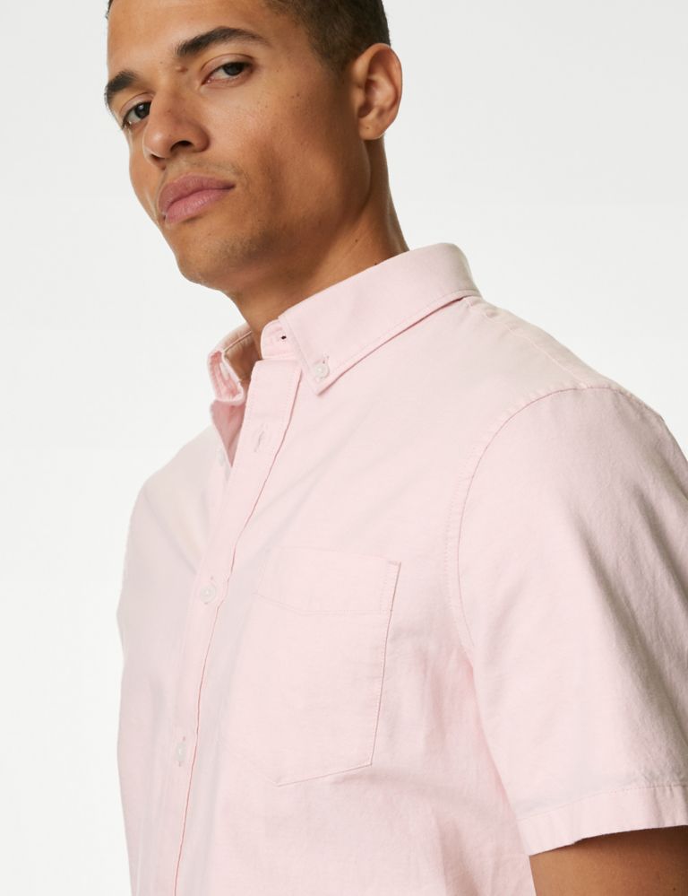 Easy Iron Pure Cotton Oxford Shirt 3 of 5