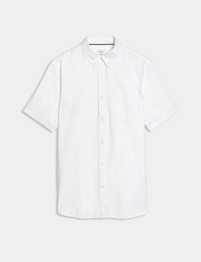 Easy Iron Pure Cotton Oxford Shirt 2 of 5