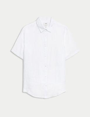 Easy Iron Pure Linen Shirt Image 2 of 5