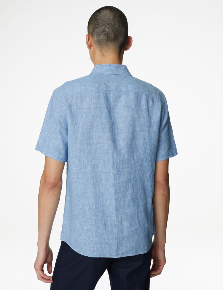 Easy Iron Pure Linen Shirt 5 of 5
