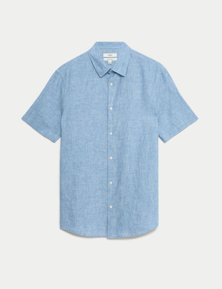 Easy Iron Pure Linen Shirt 2 of 5