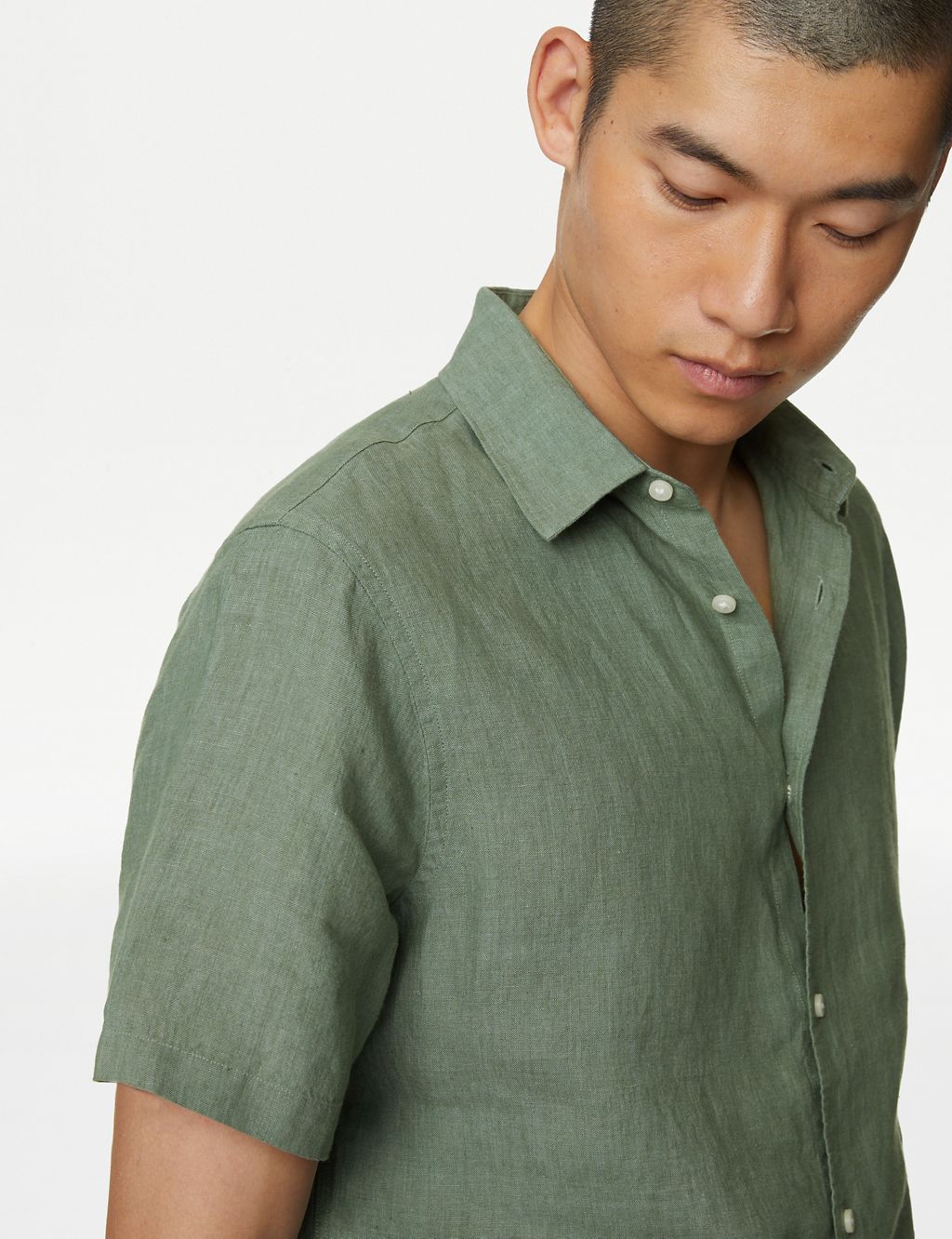 Easy Iron Pure Linen Shirt 3 of 5