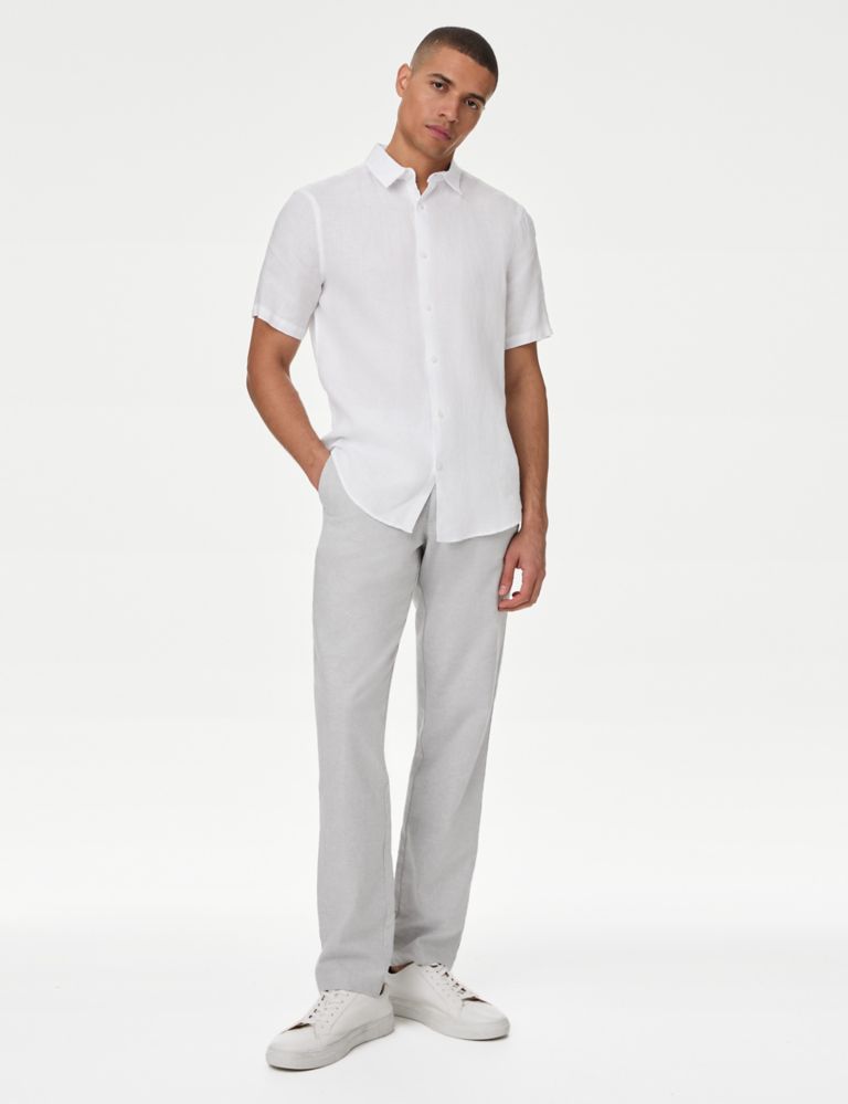 Easy Iron Pure Linen Shirt 3 of 5