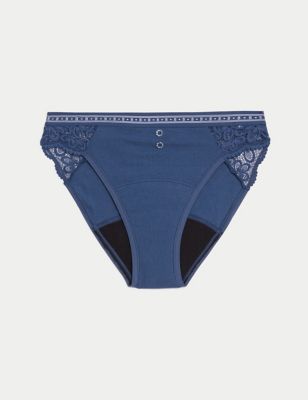 Ebba Heavy Absorbency Period High Leg Knickers Image 2 of 8