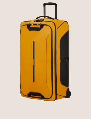 Soft suitcases with discount wheels