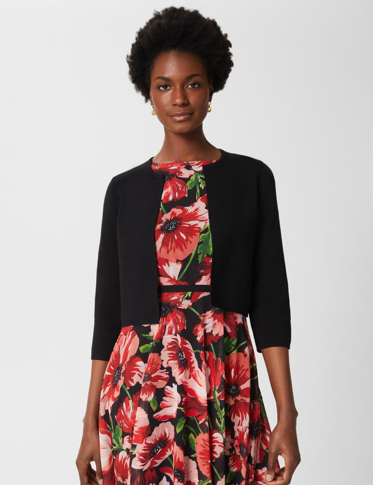 Edge to Edge Cropped Cardigan HOBBS M S