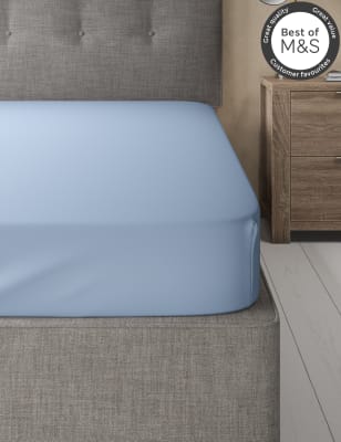Egyptian Cotton 230 Thread Count Fitted Sheet Image 1 of 2