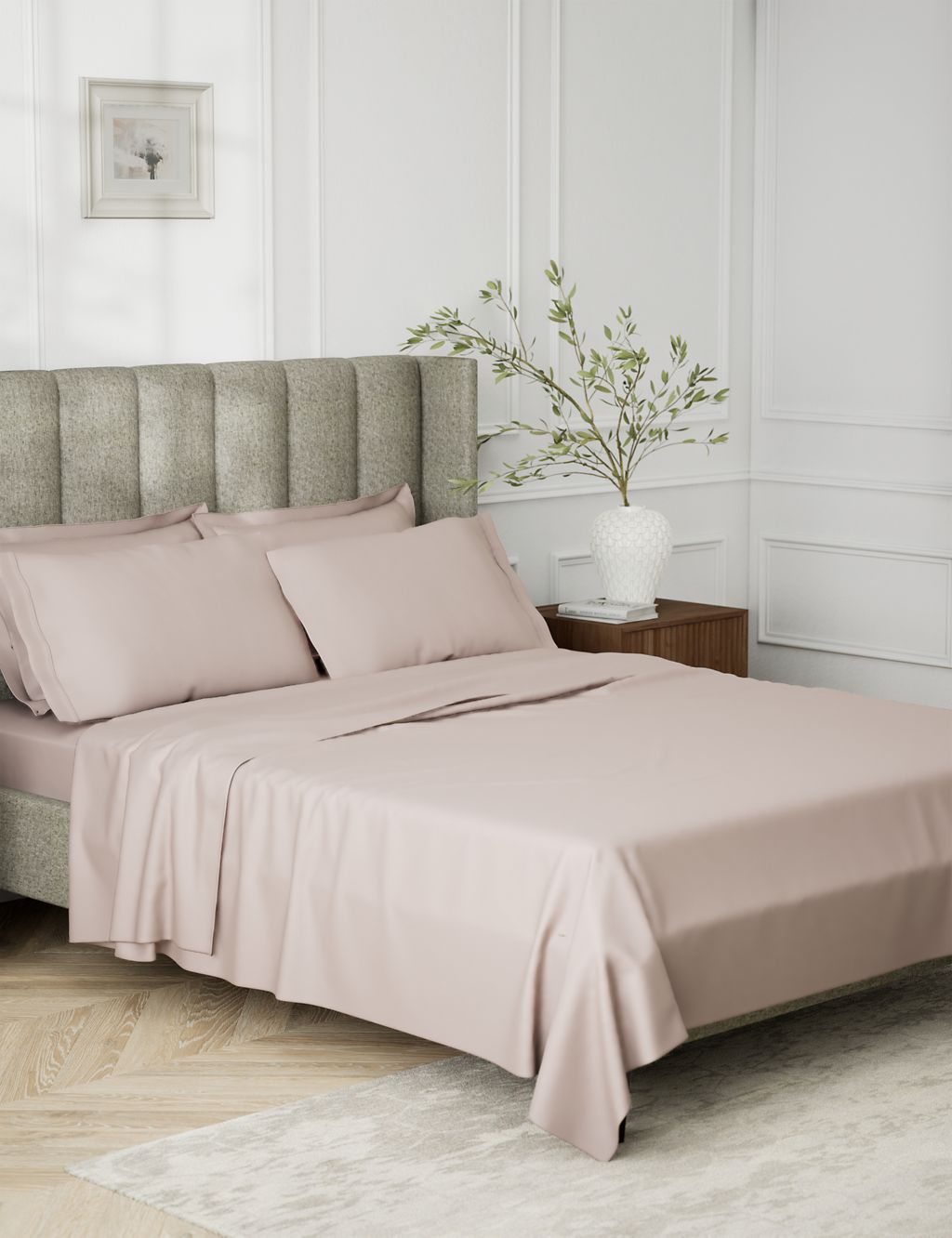 Egyptian Cotton 230 Thread Count Flat Sheet 2 of 4
