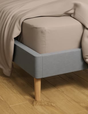 Egyptian Cotton 400 Thread Count Deep Fitted Sheet Image 2 of 3