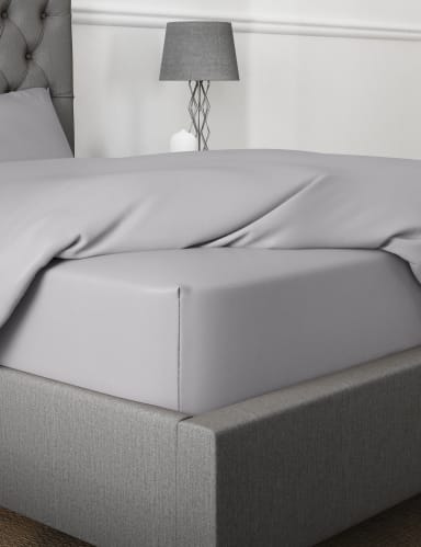Egyptian Cotton 400 Thread Count Extra Deep Fitted Sheet 1 of 3