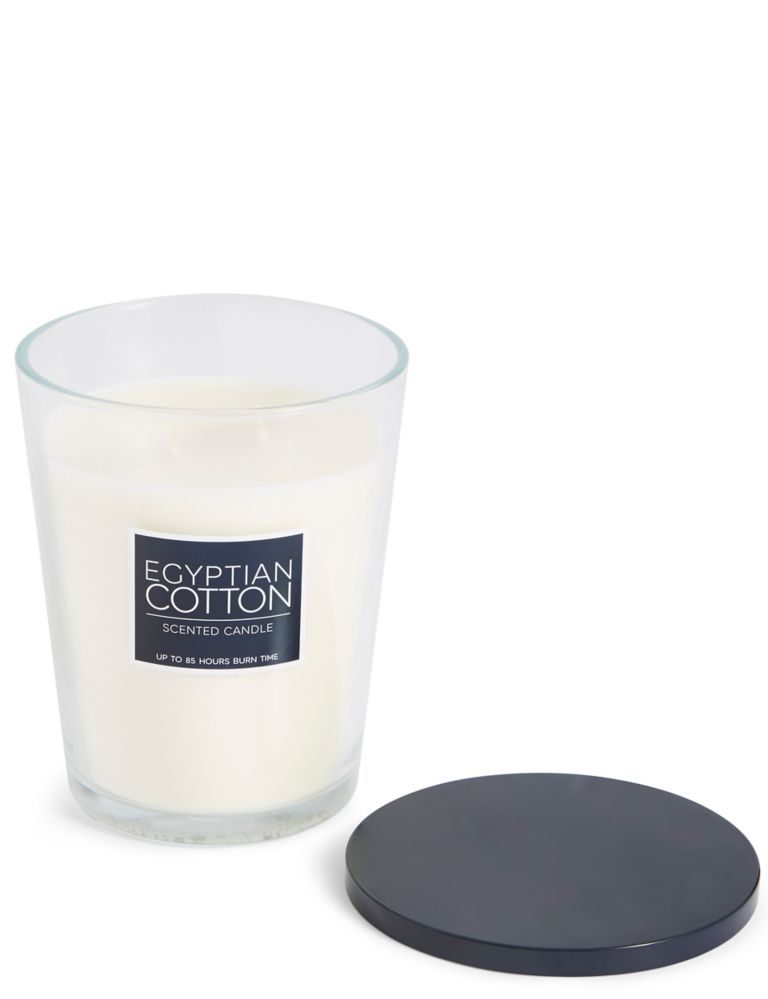 Egyptian Cotton Oversized Scented Candle 2 of 3