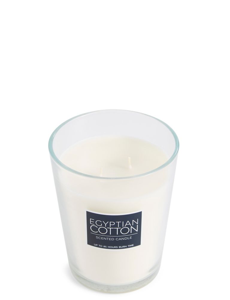 Egyptian Cotton Oversized Scented Candle 3 of 3