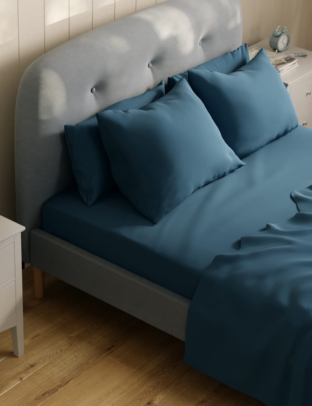 Egyptian Cotton Sateen 400 Thread Count Flat Sheet 1 of 3