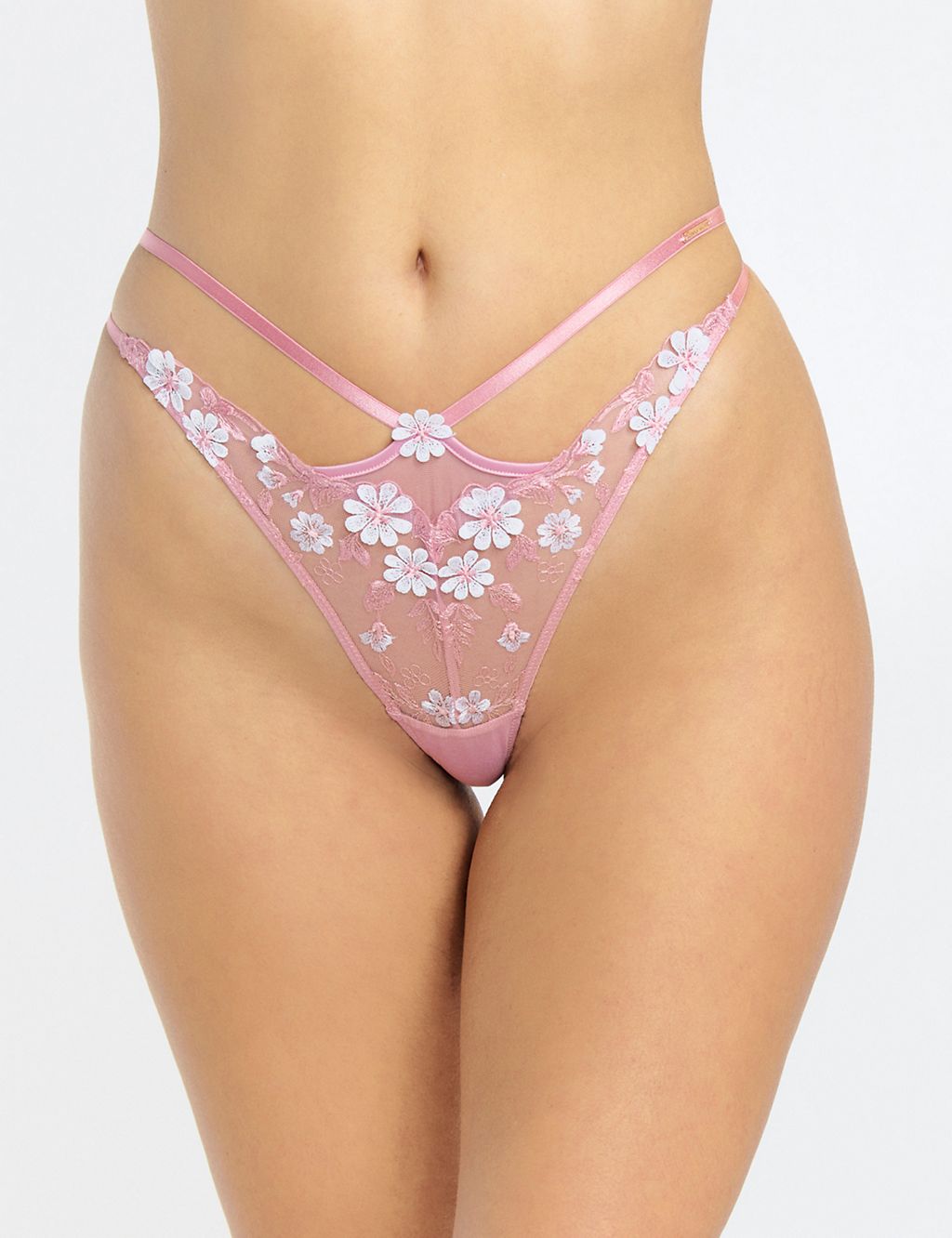 Eladie Embroidered Thong 7 of 7