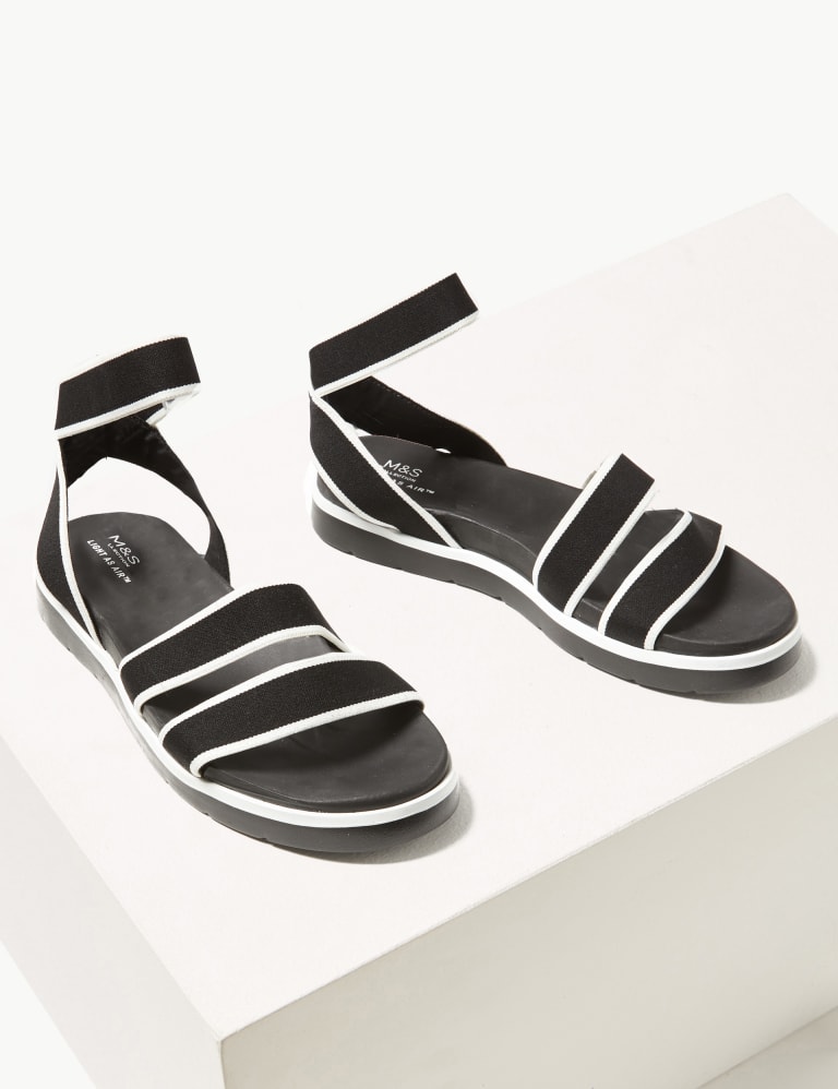 Elastic Ankle Strap Sandals Light As Air™ M&S