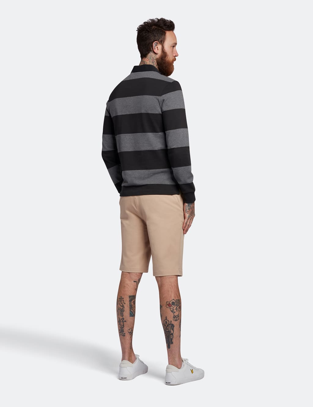 Mens elasticated hotsell waist chino shorts