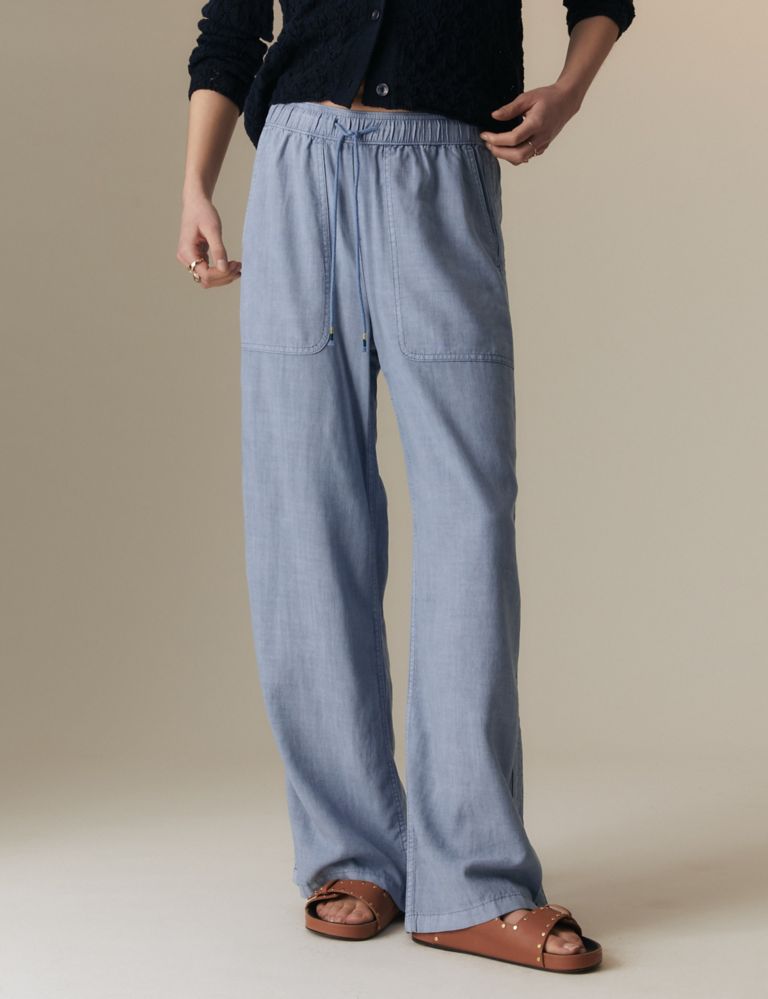 Elasticated Waist Drawstring Trousers 1 of 6