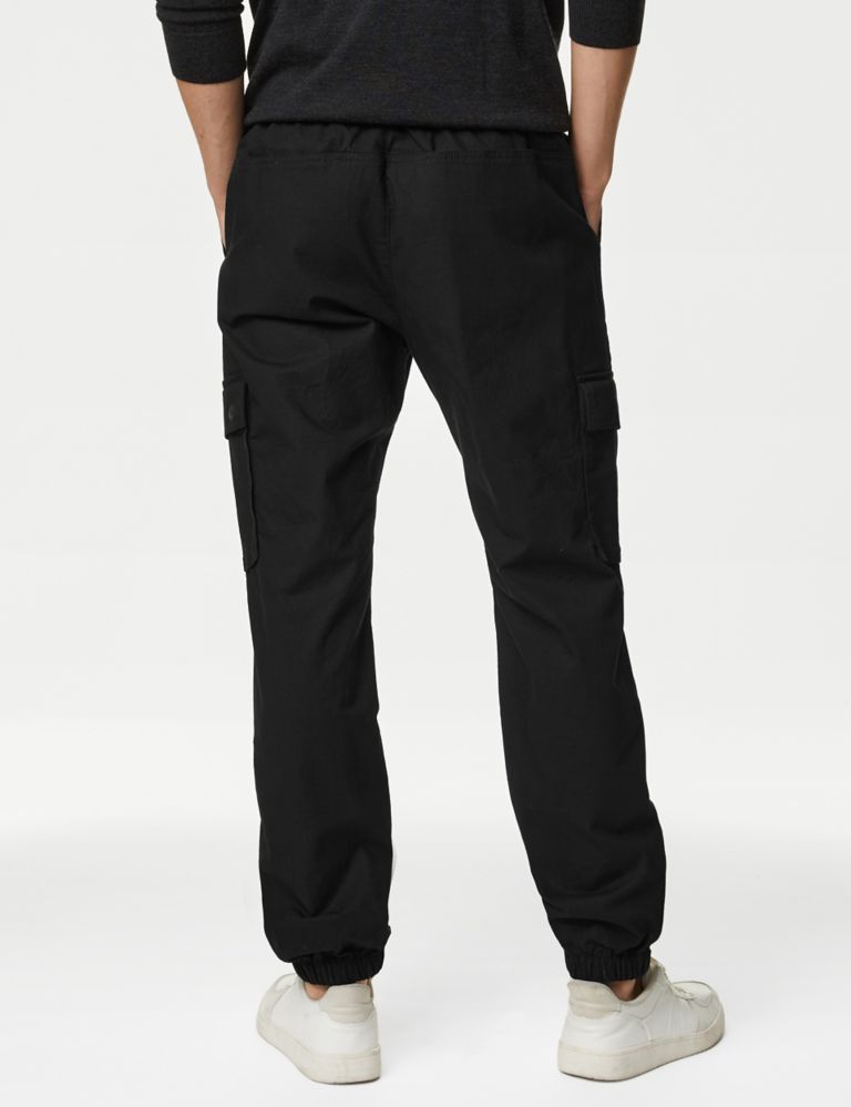 Buy Elasticated Waist Ripstop Cargo Trousers | M&S Collection | M&S