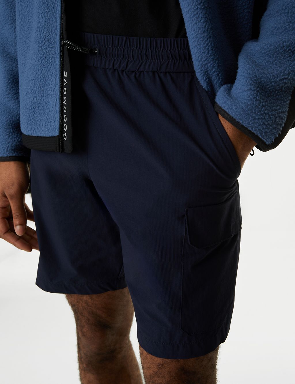 Elasticated Waist Stretch Cargo Shorts with Stormwear™ 2 of 6