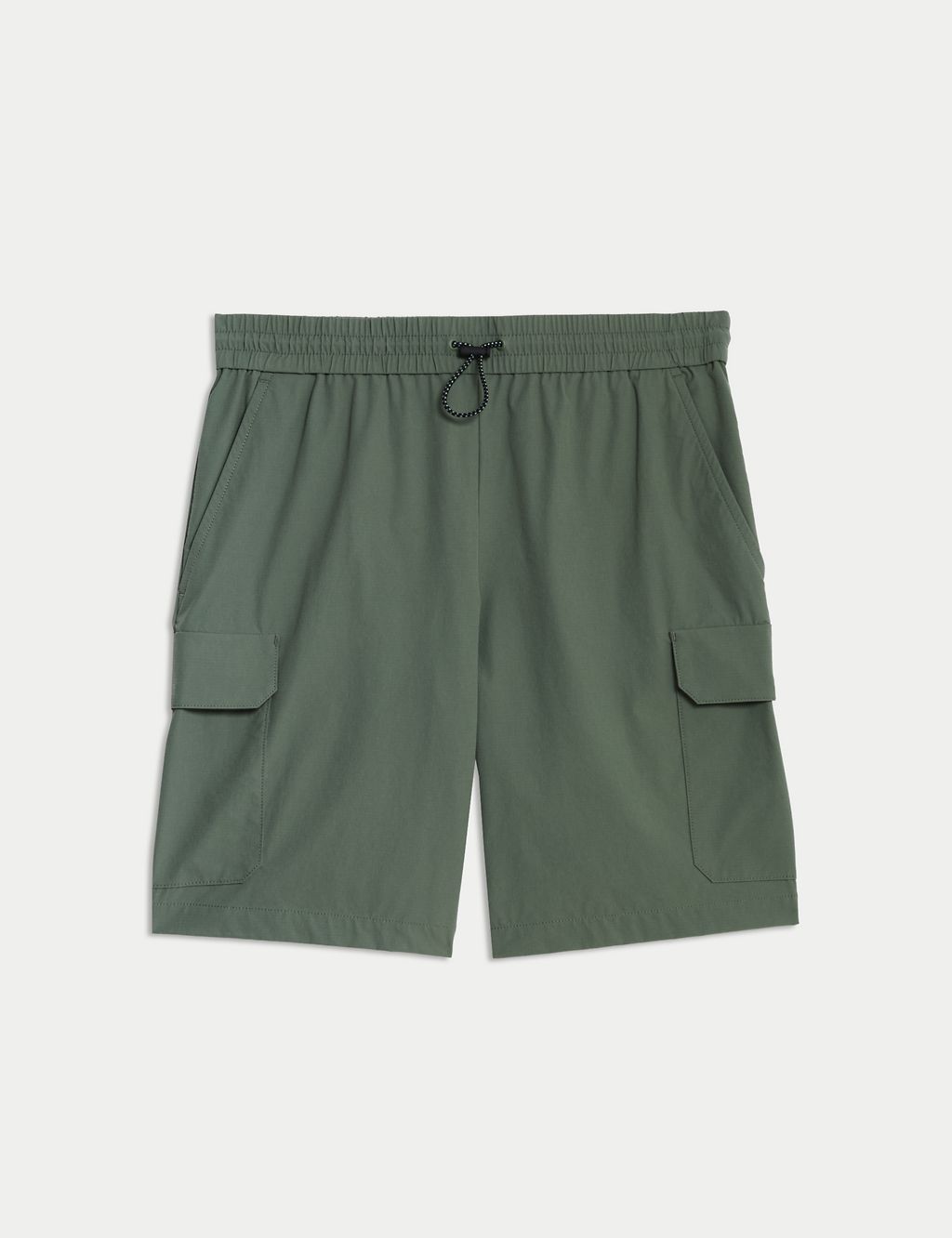 Elasticated Waist Stretch Cargo Shorts with Stormwear™ 1 of 7