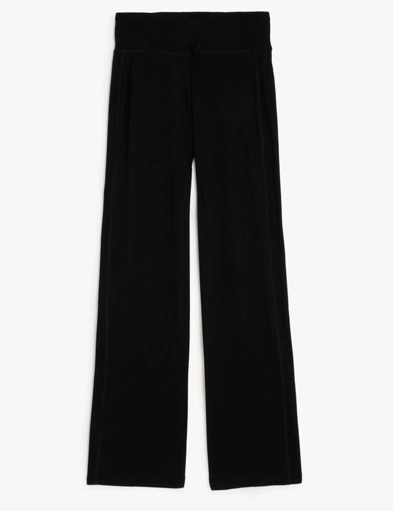Buy Elasticated Waist Wide Leg Trousers | M&S Collection | M&S