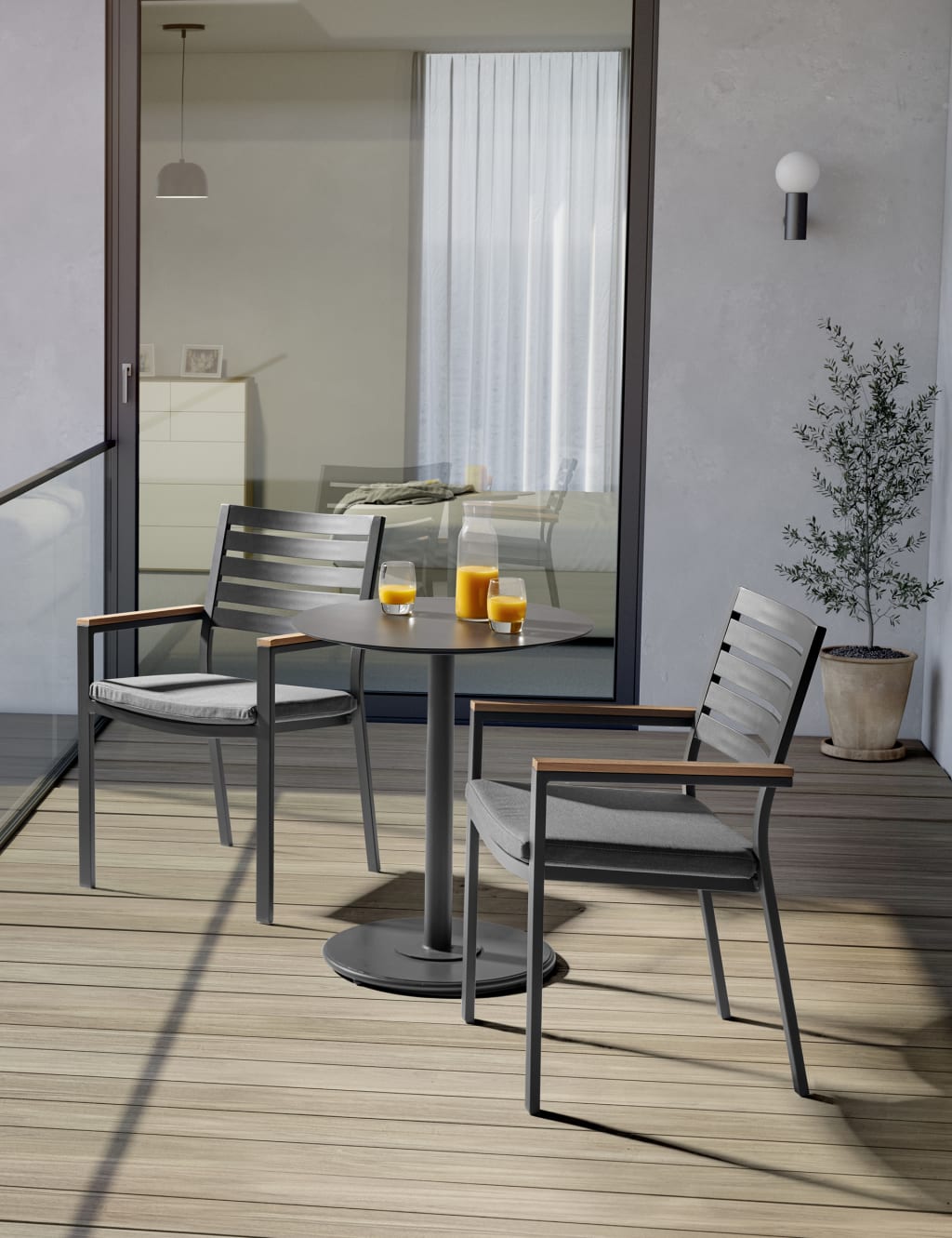 Buy Elba Bistro Table and 2 Chairs | Kettler | M&S