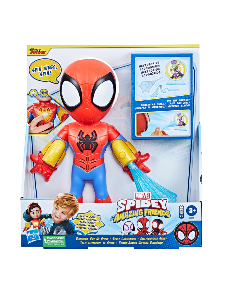 Electronic Suit Up Spidey 3 6 Yrs Spiderman M S