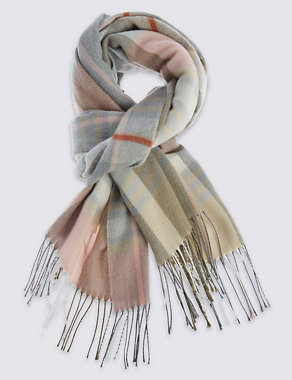 Elemental Checked  Scarf Image 2 of 3