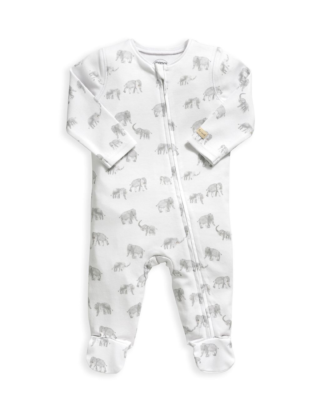 Elephant Print All In One (6½lbs-12 Mths) 3 of 4