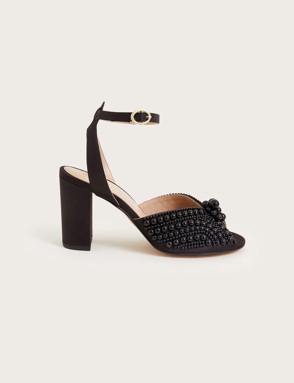 Embellished Ankle Strap Block Heel Sandals | Monsoon | M&S