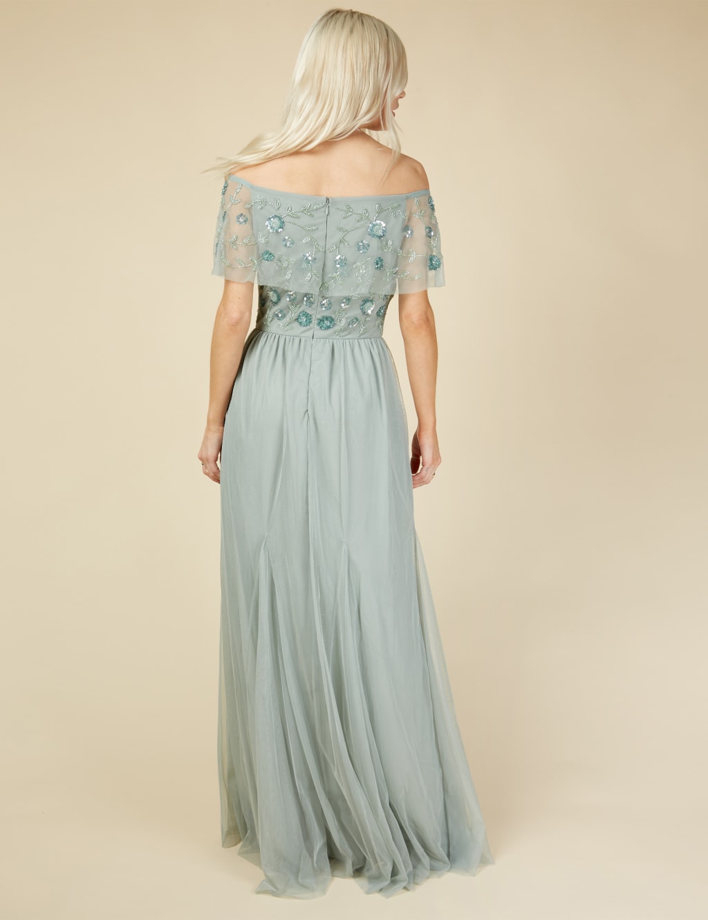 Embellished Bardot Maxi Dress 5 of 5