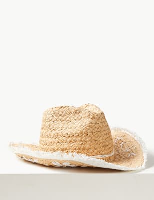 Embellished Cowboy Sun Hat | M&S Collection | M&S