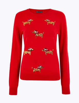 ladies jumpers with dogs on