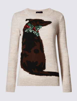 Dog themed 2025 christmas jumper