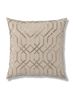 Embellished Geometric Cushion | M&S