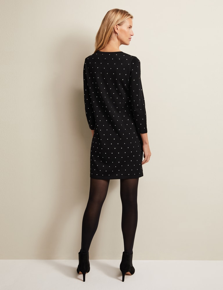 shift dress with leggings