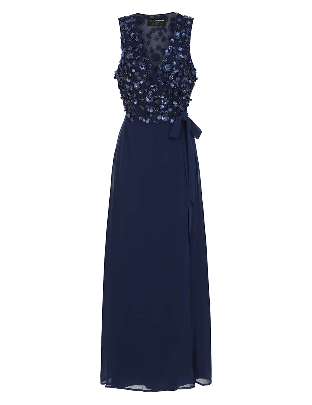 Embellished Maxi Wrap Bridesmaid Dress 1 of 5