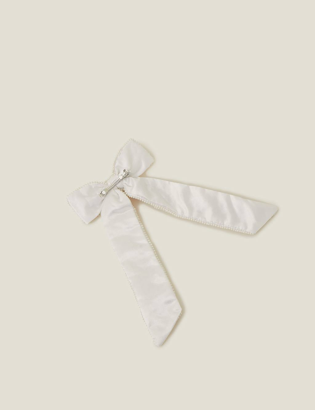 Peach - Mirror Shell Work Women's Bow Hair Clip 10