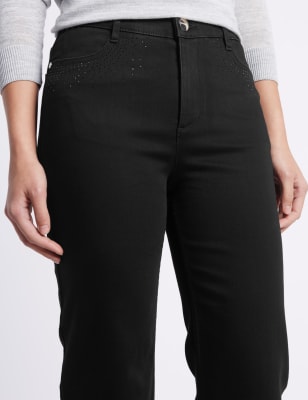 Roma rise outlet slim leg jeans