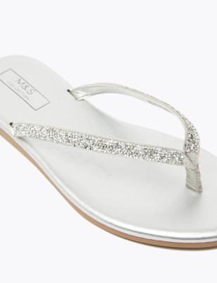 m&s womens flip flops