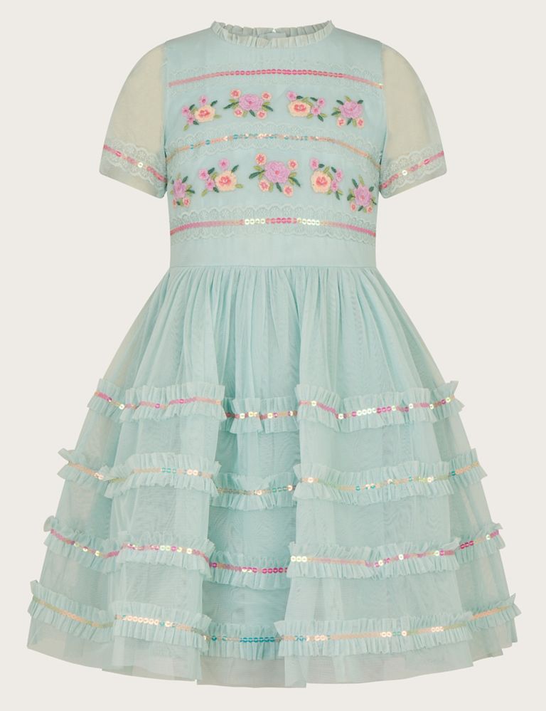 Embellished Tulle Dress (3-15 Yrs) 1 of 4