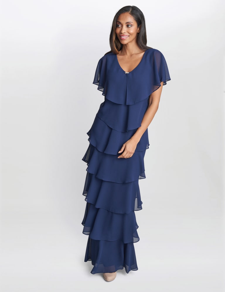 Gina bacconi discount blue dress