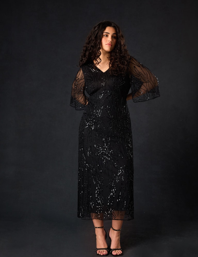M&s black maxi dress cheap