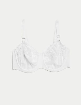 Embrace Embroidered Wired Strapless Bra F-H Image 2 of 9
