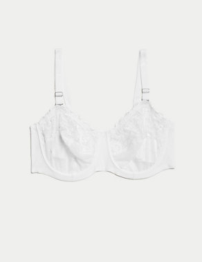 Embrace Embroidered Wired Strapless Bra F-H Image 2 of 9
