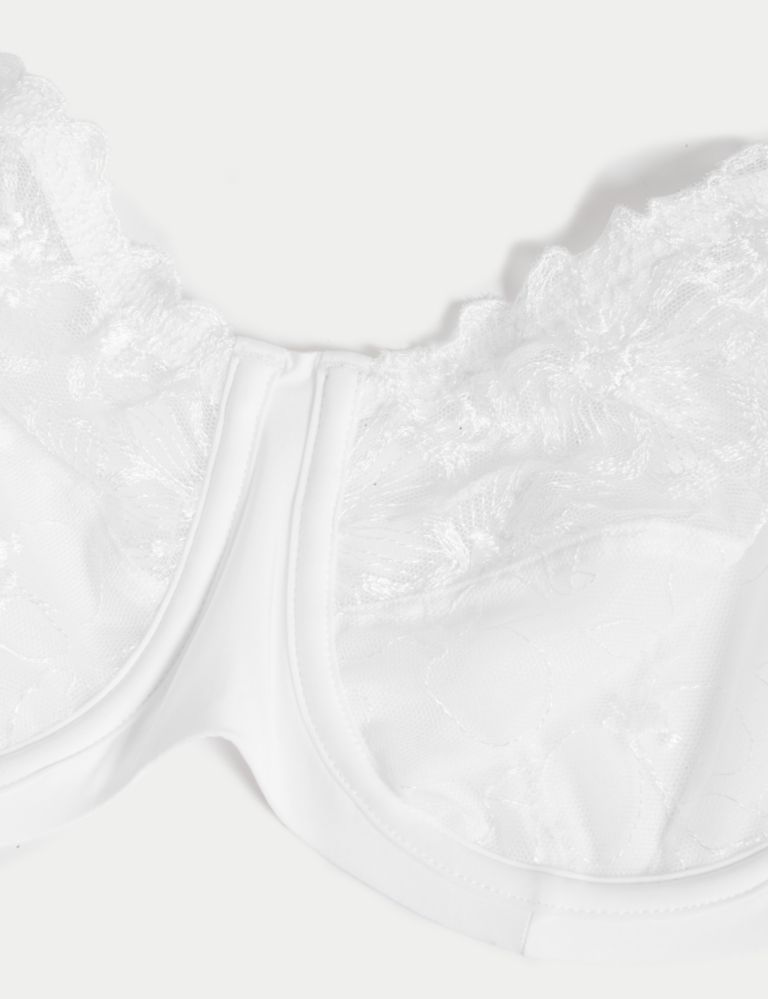 Embrace Embroidered Wired Strapless Bra F-H 8 of 9