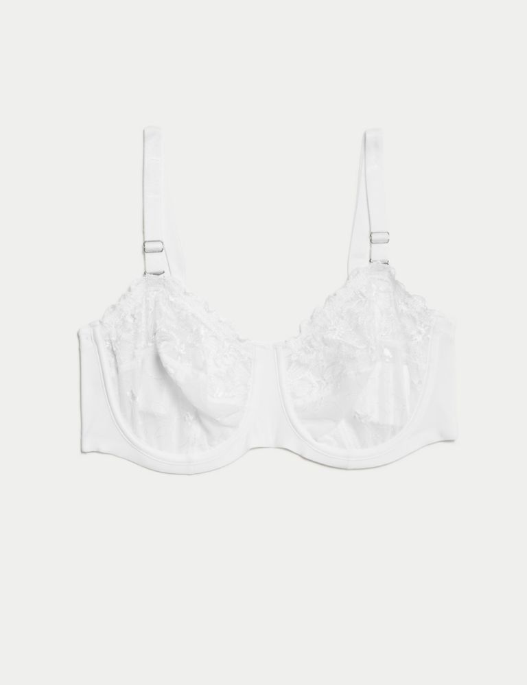 Embrace Embroidered Wired Strapless Bra F-H 2 of 9